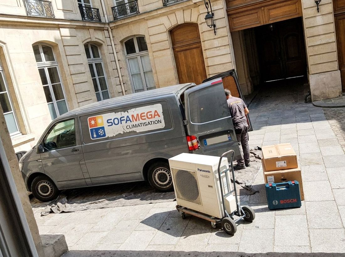 Paris 8ème sofamega climatisation — contrôle et réglages